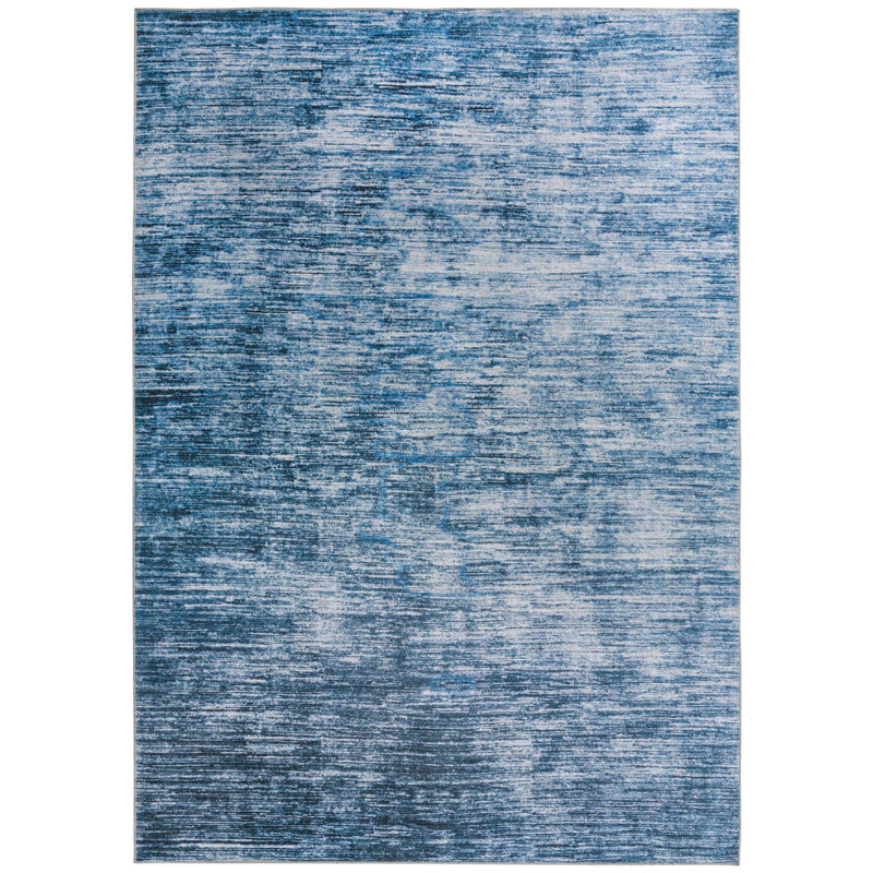 Ikhasa Chenille Abstract Indoor Rug, Rectangle 7'6" x 10'6"