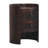 Velvet Mocha Round Side Table