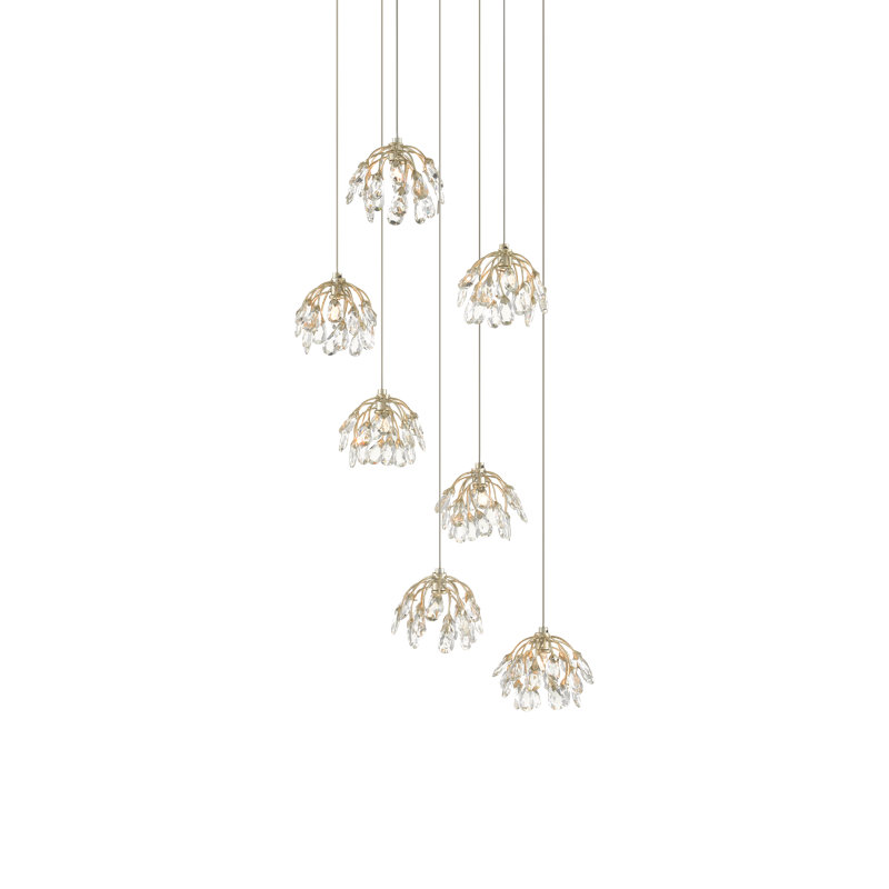 Luminaire suspendu en cristal 7 lumières