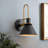 Jacoline 1 - Light Cone Armed Sconce-291729366