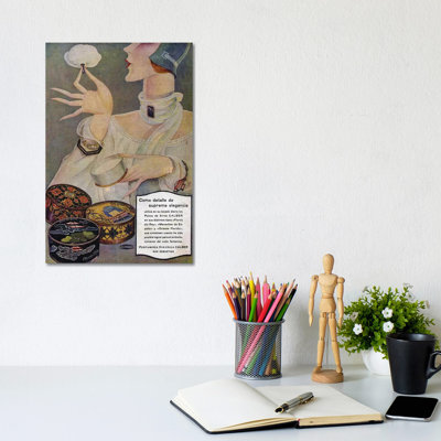 1929 Spain Perfumeria Cosmetics Magazine Advert by The Advertising Archives - No Frame Gallery-Wrapped Canvas Giclée on Canvas