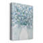 Arrangement bleu poudre dans un vase II, toile tendue avec châssis de qualité supérieure - prête à être accrochée