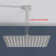 1-Spray Patterns With 2.5 GPM 16 In. Ceiling Mount Fixed Shower Head With 360° Rotation