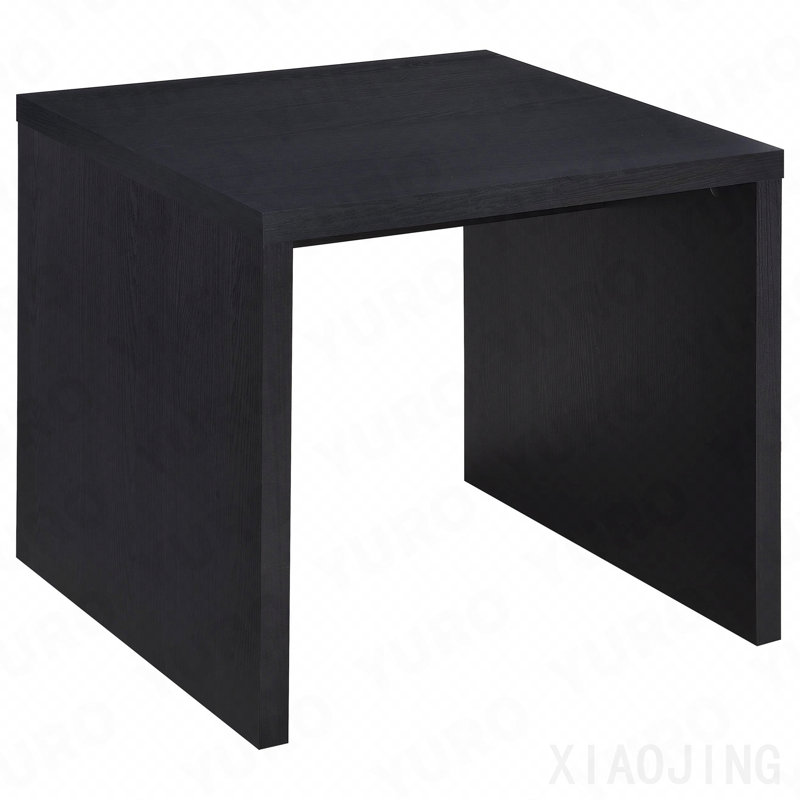 Table de bout carrée noire