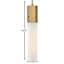 Luminaire suspendu cylindrique moderne à une lumière-1180941458