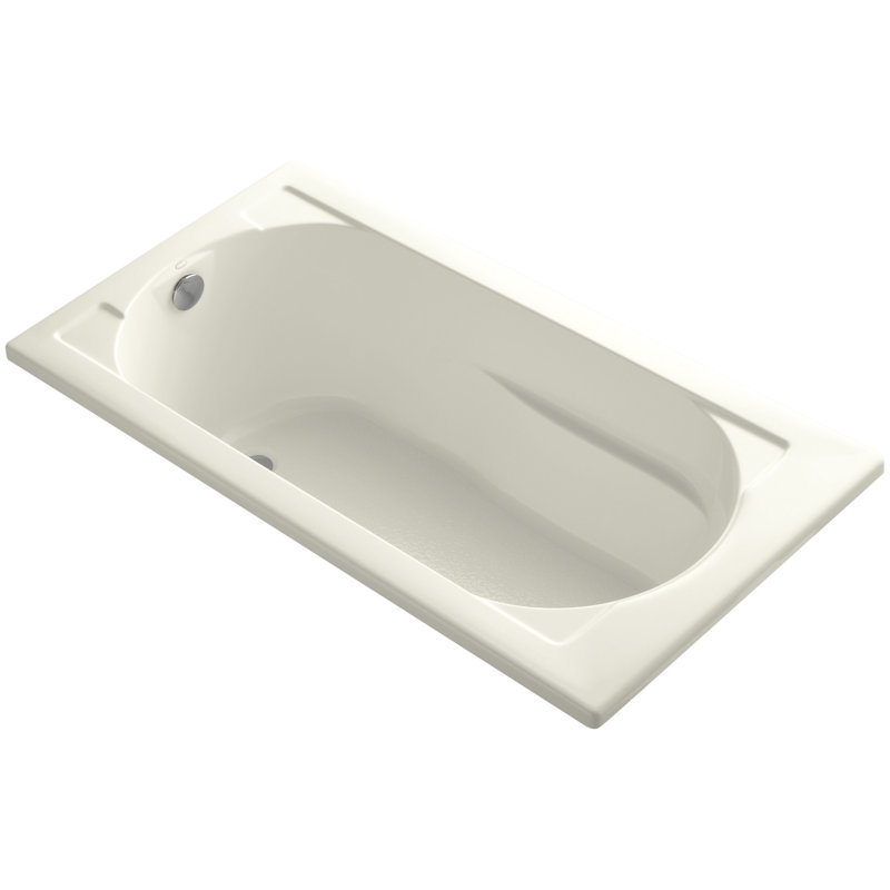 Devonshire 60" x 32" Drop In Soaking Bathtub, Biscuit