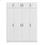 Armoire 4 portes avec 1 tiroir et armoire supérieure-2101465783