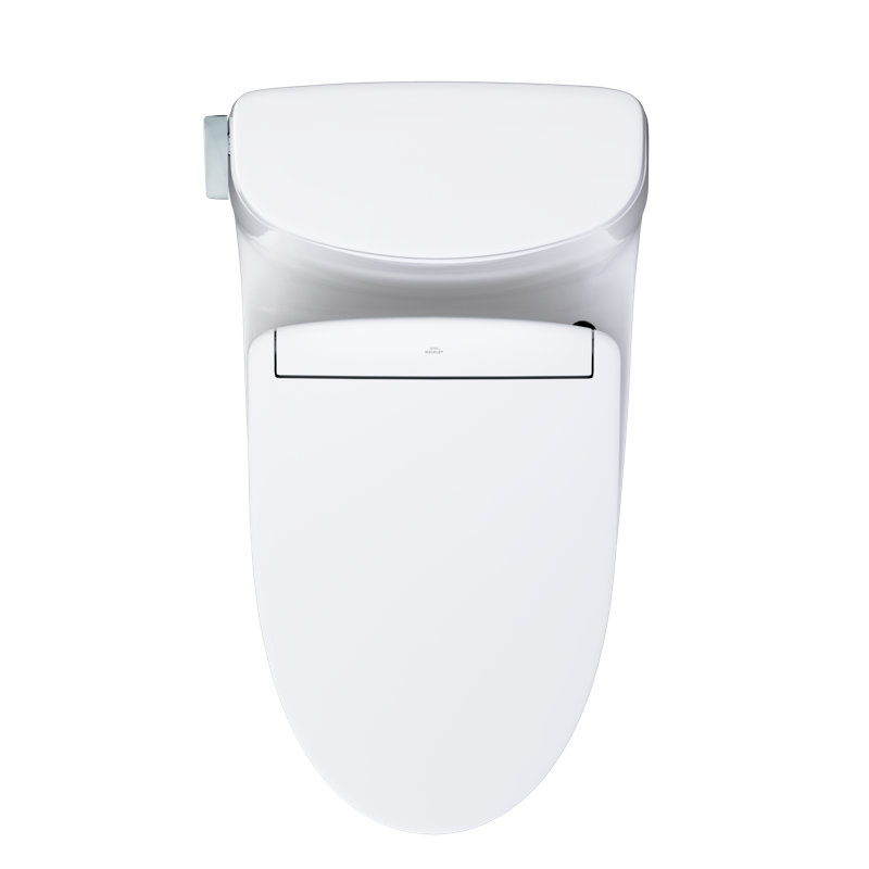 TOTO® WASHLET+® Carlyle® II 1G® One-Piece Elongated 1.0 GPF Toilet and WASHLET+® S5 Bidet Seat, Cotton White - MW6143446CUFG#01