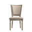 Ensemble de chaises d'appoint sophistiquées en bois avec dossier élégant et siège confortable