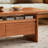 Nordic-style solid wood coffee table-360115012