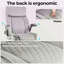 Fauteuil de bureau pivotant en velours