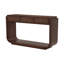 Console 55 po Modern Heritage avec silhouette en forme de U sans soudure, 3 tiroirs de rangement profonds et niveau d'exposition intégré (5 finitions disponibles)-1596534129