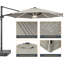 Parasol en porte-à-faux lumineux 132 "Quiteri-1556030108