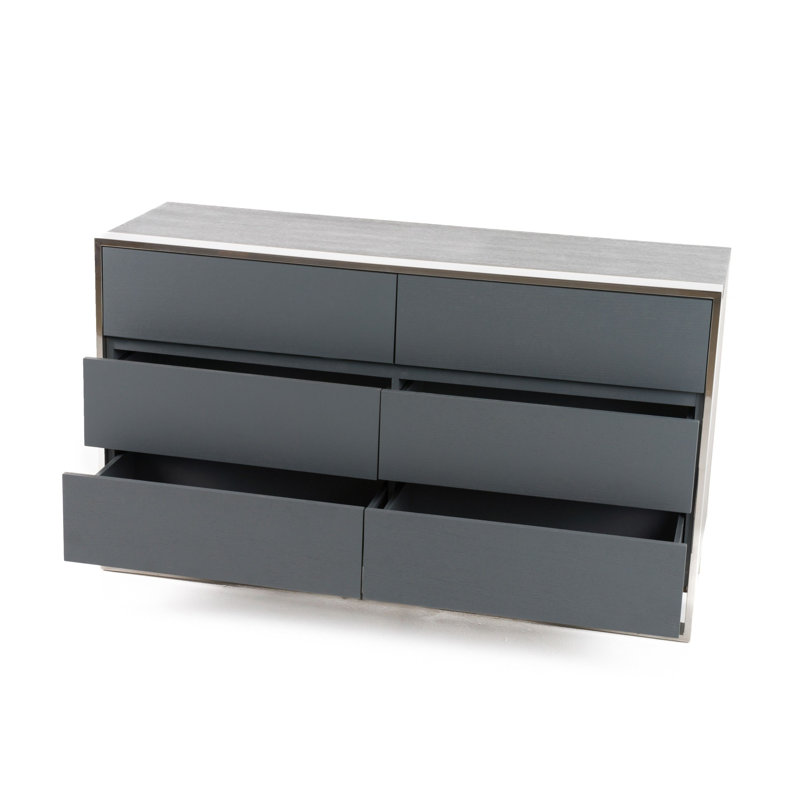 Commode Bexley grise moderne