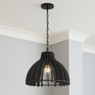 Anji 1 - Light Bowl-shaped Chandelier Ceiling Light 