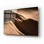 «Canyon Abstract 5» par Lori Deiter, art mural en verre acrylique