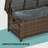 Jeriann Aluminum Outdoor Bench-2083885705