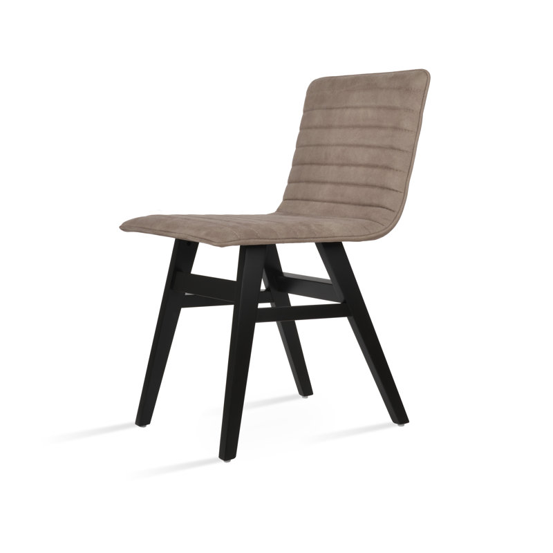 Chaise Paco, Smoke Gray, Wengé