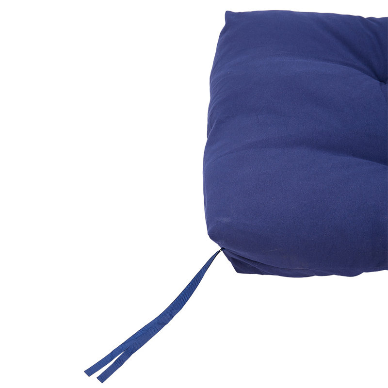 Outdoor Seat/Back Cushion, Navy Blue