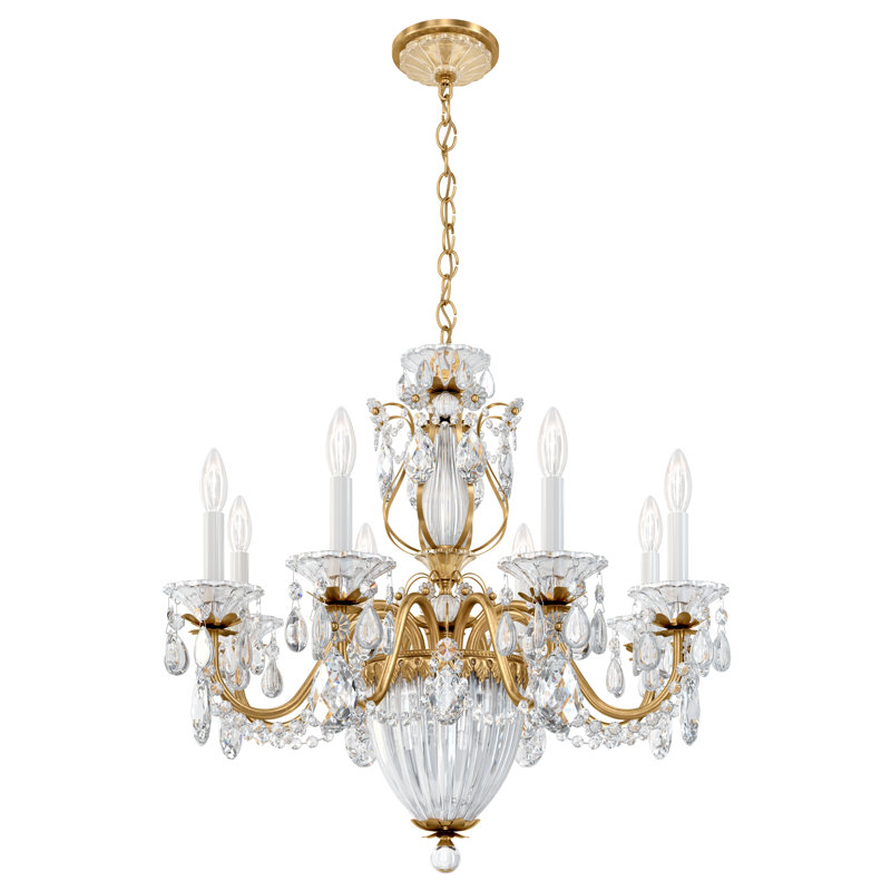 Bagatelle 11 - Light Chandelier, Heirloom Gold, Spectra Crystal Clear