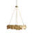 Laurel Chandelier-Brass