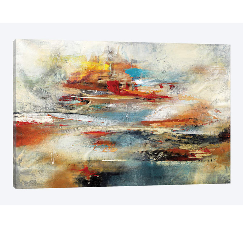 «Tesiturno II», impression sur toile, H 18 po x l 26 po x P 1,5 po, Toile tendue, Pas de tapis
