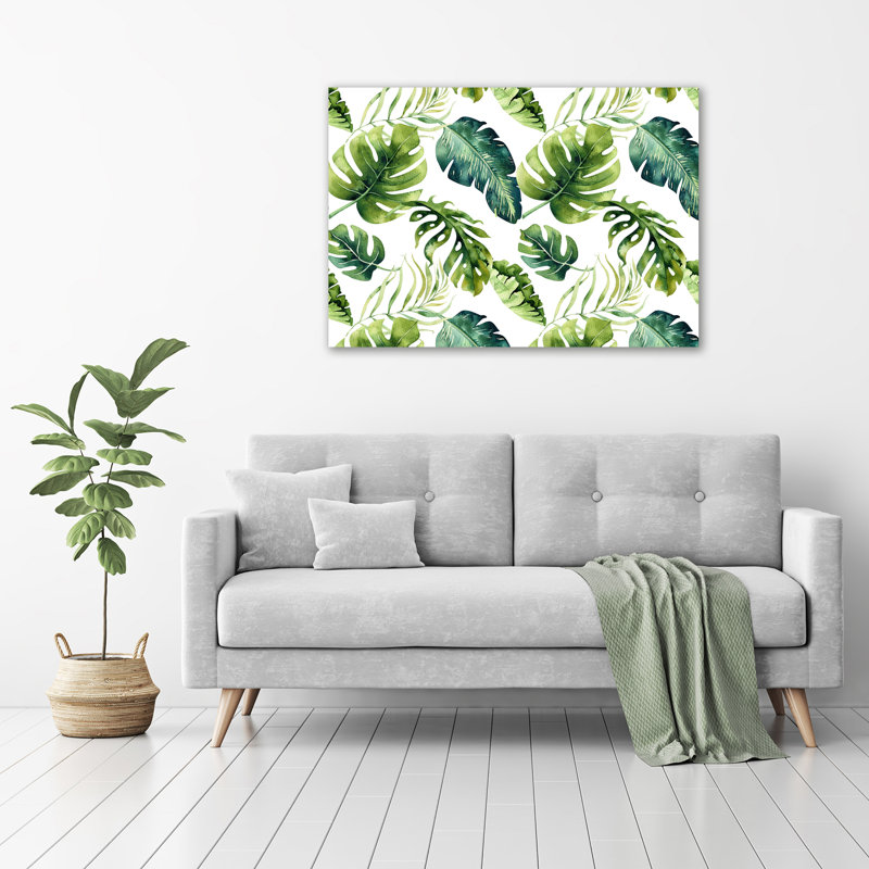 Tropical Leaves - Wrapped Canvas Print