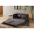 Modern 2-Seat Sofa Bed, Grey Fabric, 58.3 x 27.6 x 26.0 inches | 100% Metal Frame, 100% Polyester Upholstery | Converts to Bed (78.7 x 55.1 inches) | Perfect for Small Spaces, Stylish and Functional Design-182889621