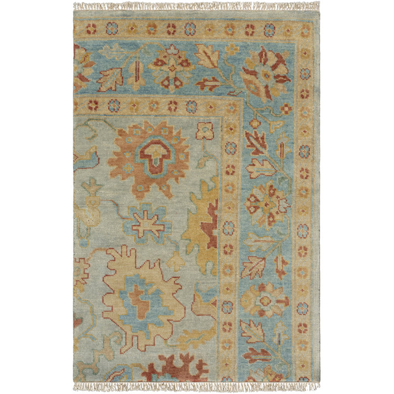 Bernardi Hand Knotted Oriental Indoor Rug, Rectangle 2' x 3'