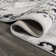 Swirl Marbled Abstract Gray/Black Rug