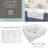 Pranav 30.25'' L Single Bowl Fireclay Kitchen Sink