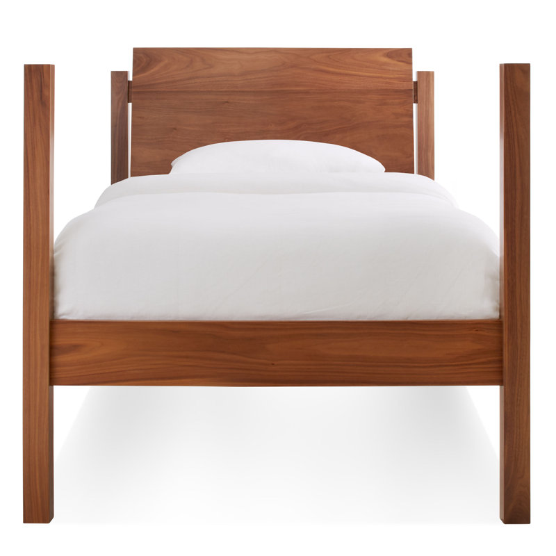 Post Up Bed, Walnut, Twin