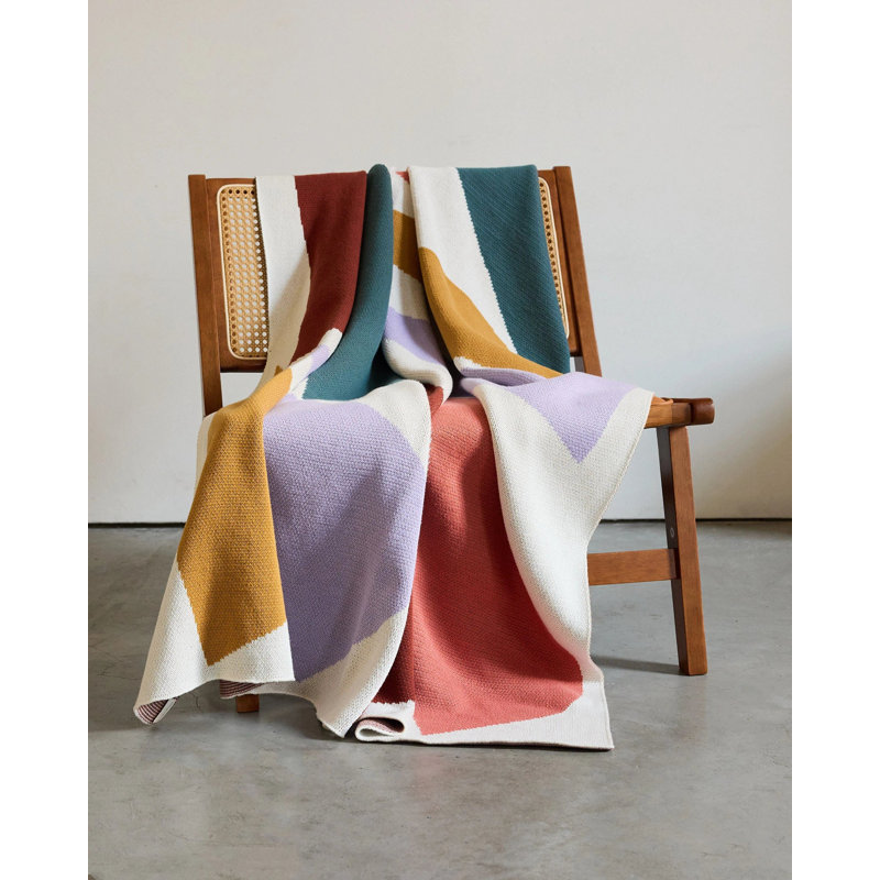 Easy Breezy Throw Blanket, Half Tones
