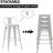 Addis Counter Stool with Metal Frame-1664956901-1664956898