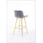 Ensemble de 2 tabourets de bar avec tabouret de comptoir en velours chromé-1567158036-1567158123