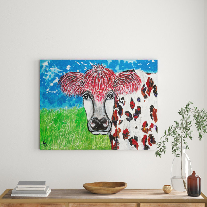 France Gilbert - Wrapped Canvas Painting, 76cm H x 99cm W