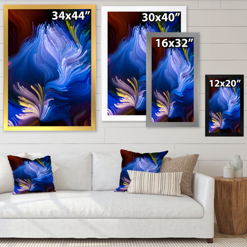 Art mural méditation sur toile, Cadre photo noir, H 20 po x l 12 po x P 1 po