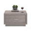 Table basse au design élégant, finition gris moyen, table