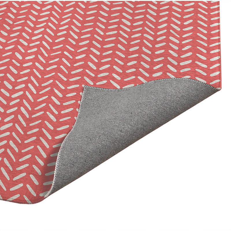 Tapis de bureau léger Dream Splat, L 36 po x P 24 po, Vieux rose