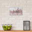 Misty Day In Manhattan Pink Gray by Silvia Vassileva - Wrapped Canvas Painting-241585549