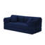 Canapé-lit convertible, canapé-lit pliant en velours côtelé à structure fixe, canapé-lit de salon pour chambre à coucher (bleu)-1144225572