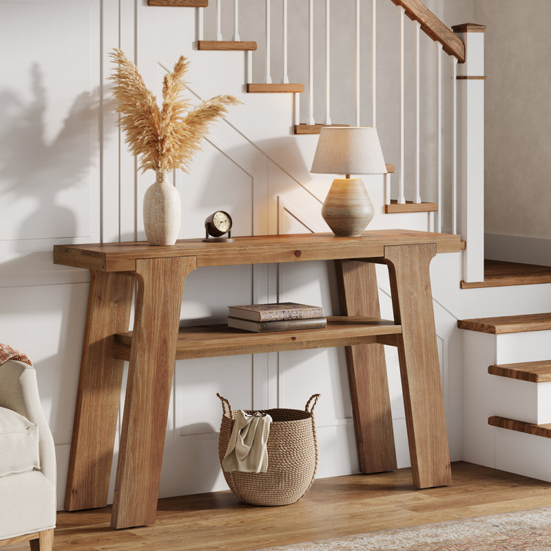 120cm Solid Wood Console Table