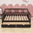 Pavillion Full Size 2 Drawers Wood Daybed-1096266186