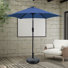 Parasol de patio 9 pi avec base