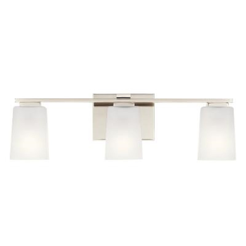 Cadhla 3 - Light Vanity Light, Polished Nickel