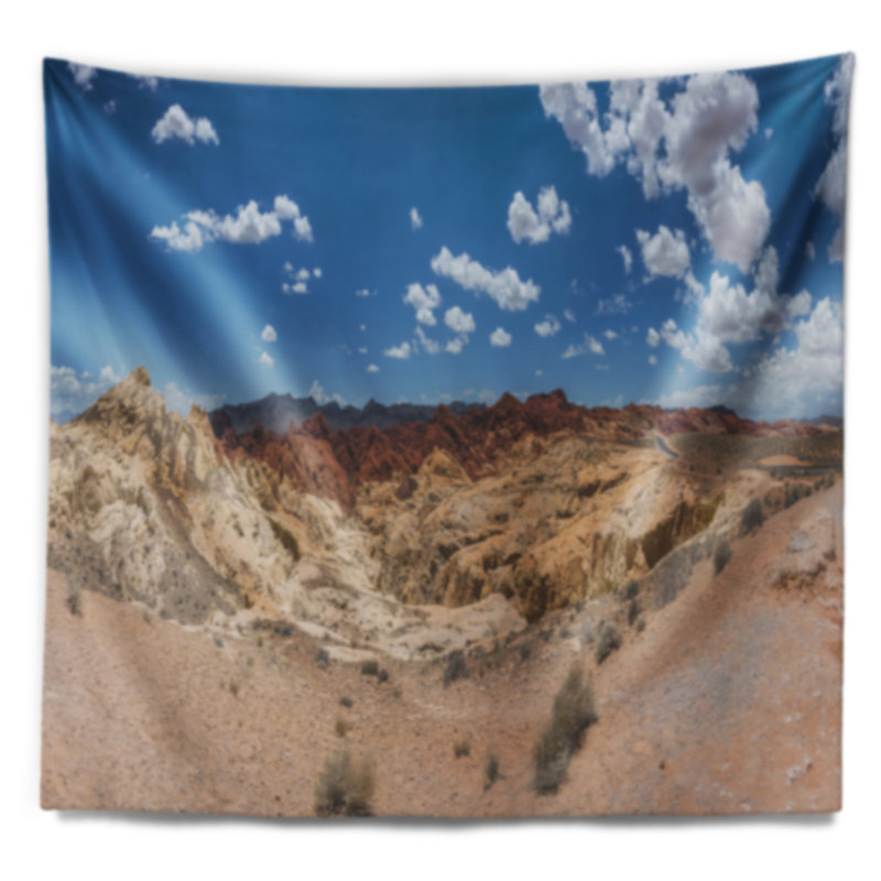 Tapisserie panorama de valley of fire landscape, H 32 po x l 39 po