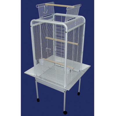 Cage à oiseau à plateau de jeu