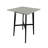 Chesterville dining room table，Modern Bar Height 42" Dining Table, Rubberwood Legs and Laminate Table Top-1416972305