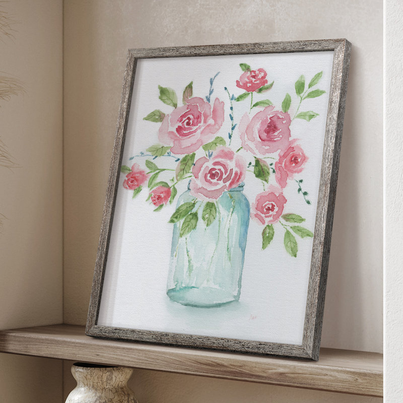 Adorable II Framed Print - Solid Wood 46729, 11" H x 9" W