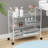  Rolling Utility Cart With Handle, 3 Tier Storage Organizer With Wheels